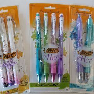 Bic for her collection pens